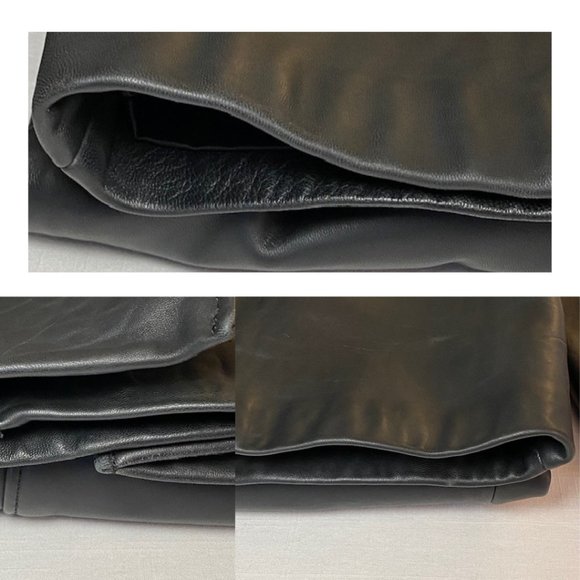 Cassidy Vintage 80's Leather Tapered Trench Coat - Small - Picture 14 of 16